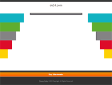 Tablet Screenshot of de24.com